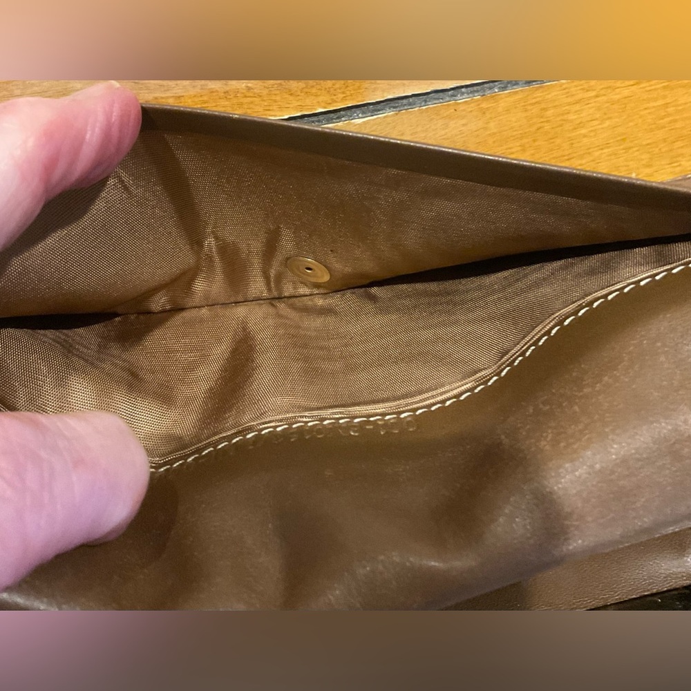 Fendi Brown & Black Zucca Canvas Leather Continental Wallet - Picture 13 of 16